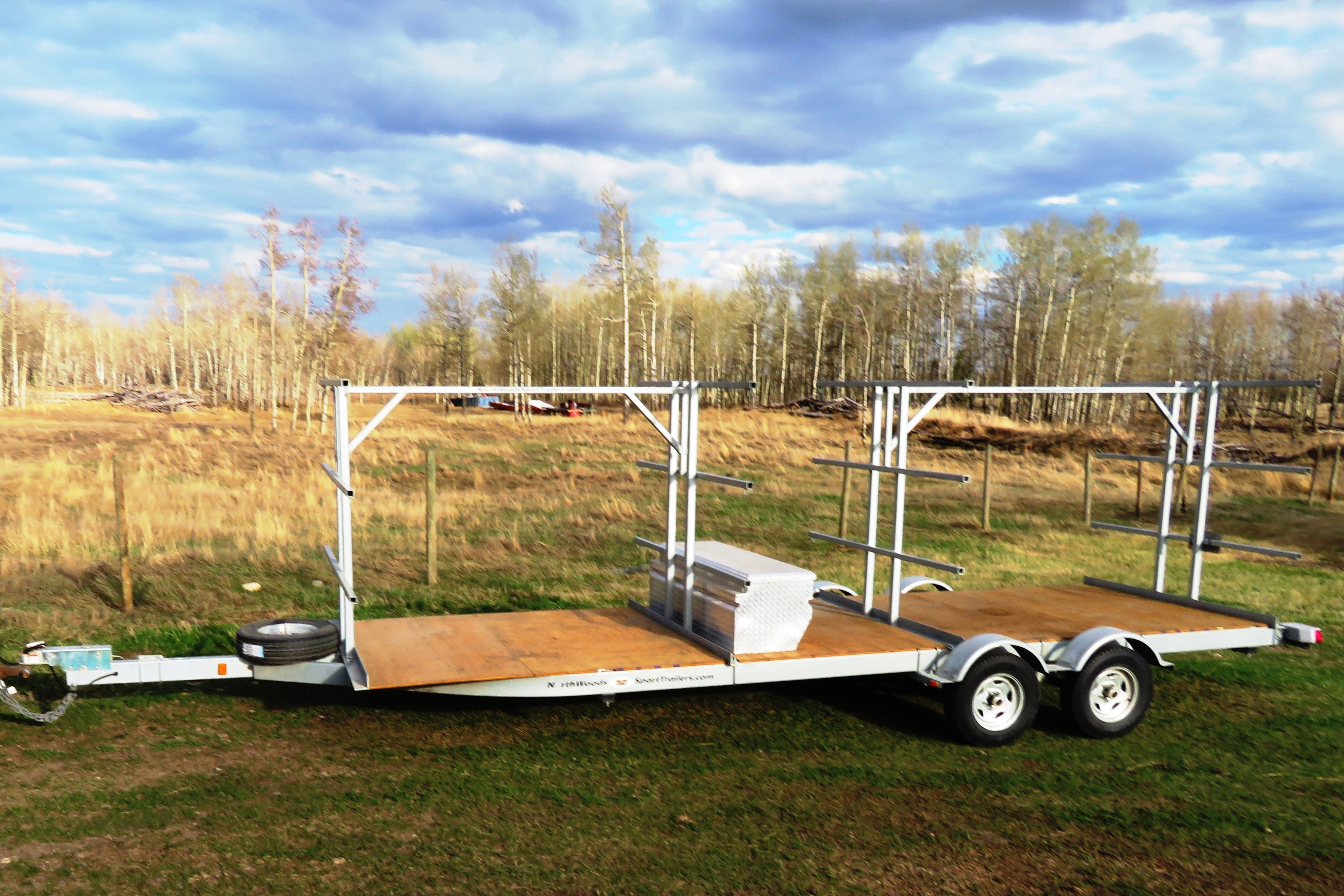 Transport, Storage & Launching: 12-24 Canoes, Kayaks,Outrigger, Big Canoes, Gear Storage, Bikes by North Woods Sport Trailers - Image 4025 Transport, Storage & Launching: 12-24 Canoes, Kayaks,Outrigger, Big Canoes, Gear Storage, Bikes by North Woods Sport Trailers - Image 4025