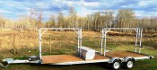 Transport, Storage & Launching: 12-24 Canoes, Kayaks,Outrigger, Big Canoes, Gear Storage, Bikes by North Woods Sport Trailers - Image 4025 Transport, Storage & Launching: 12-24 Canoes, Kayaks,Outrigger, Big Canoes, Gear Storage, Bikes by North Woods Sport Trailers - Image 4025