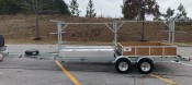 Transport, Storage & Launching: 12-24 Canoes, Kayaks,Outrigger, Big Canoes, Gear Storage, Bikes by North Woods Sport Trailers - Image 4025