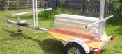 Transport, Storage & Launching: 4 Place Canoe Trailer/8 Kayak Trailer with Storage by North Woods Sport Trailers - Image 4028 Transport, Storage & Launching: 4 Place Canoe Trailer/8 Kayak Trailer with Storage by North Woods Sport Trailers - Image 4028