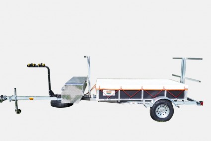 Transport, Storage & Launching: 4 Place Canoe Trailer/8 Kayak Trailer with Storage by North Woods Sport Trailers - Image 4028