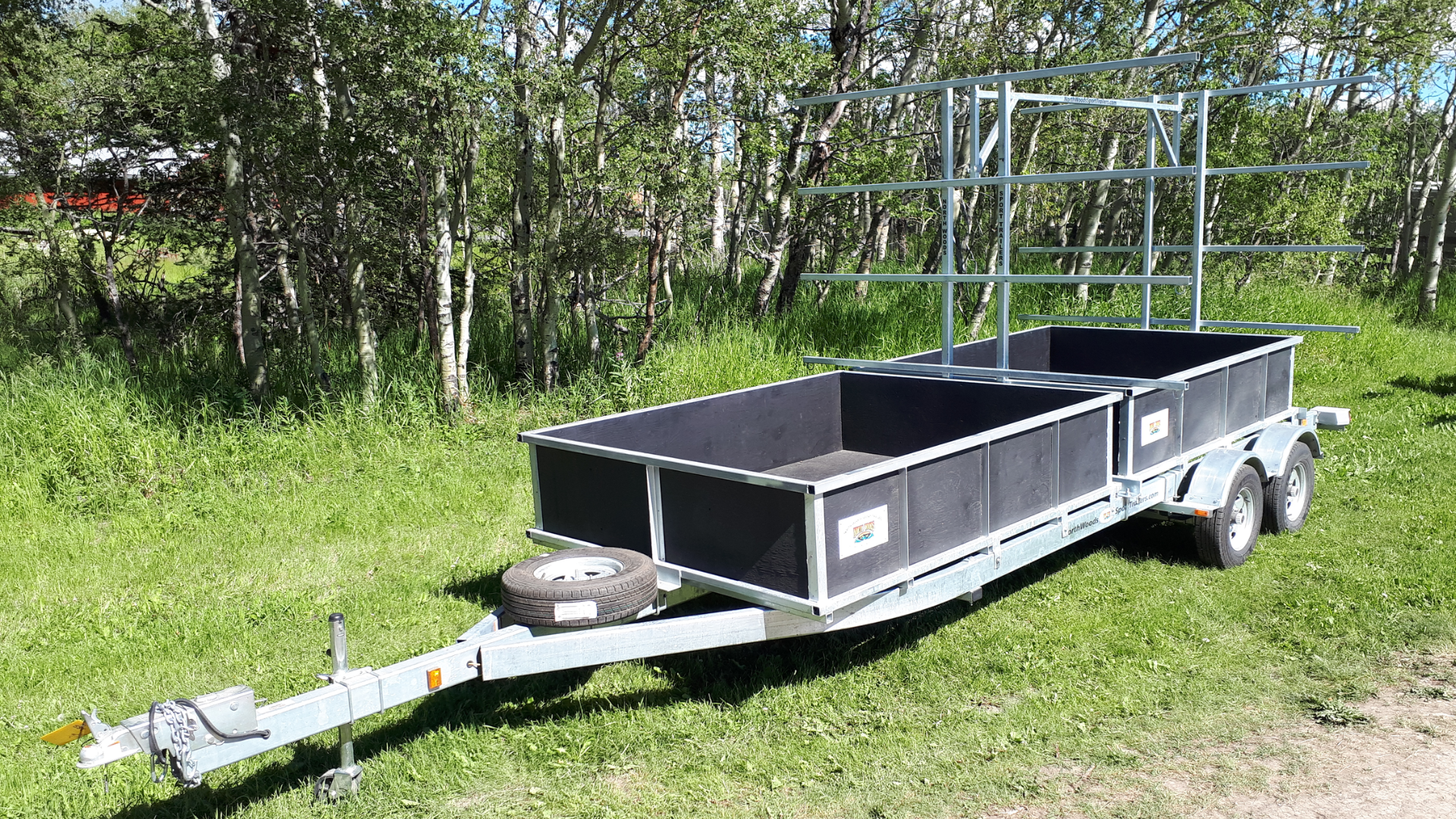 Transport, Storage & Launching: 6-8 place Canoe/12-16 Kayak Trailer by North Woods Sport Trailers - Image 4031 Transport, Storage & Launching: 6-8 place Canoe/12-16 Kayak Trailer by North Woods Sport Trailers - Image 4031