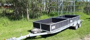 Transport, Storage & Launching: 6-8 place Canoe/12-16 Kayak Trailer by North Woods Sport Trailers - Image 4031