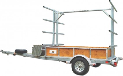 Transport, Storage & Launching: 6-8 place Canoe/12-16 Kayak Trailer by North Woods Sport Trailers - Image 4031