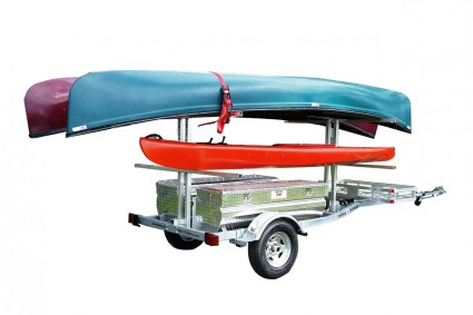 Transport, Storage & Launching: 4-8 Place Canoe, Kayak, Raft, SUP, Bike, Gear by North Woods Sport Trailers - Image 4029