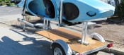 Transport, Storage & Launching: 1-2-3-4 Canoe Trailer/8 Kayak Trailer, Open -or Closed Boxes by North Woods Sport Trailers - Image 4510 Transport, Storage & Launching: 1-2-3-4 Canoe Trailer/8 Kayak Trailer, Open -or Closed Boxes by North Woods Sport Trailers - Image 4510