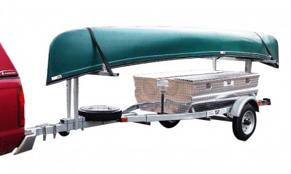 Transport, Storage & Launching: 1-2-3-4 Canoe Trailer/8 Kayak Trailer, Open -or Closed Boxes by North Woods Sport Trailers - Image 4510 Transport, Storage & Launching: 1-2-3-4 Canoe Trailer/8 Kayak Trailer, Open -or Closed Boxes by North Woods Sport Trailers - Image 4510