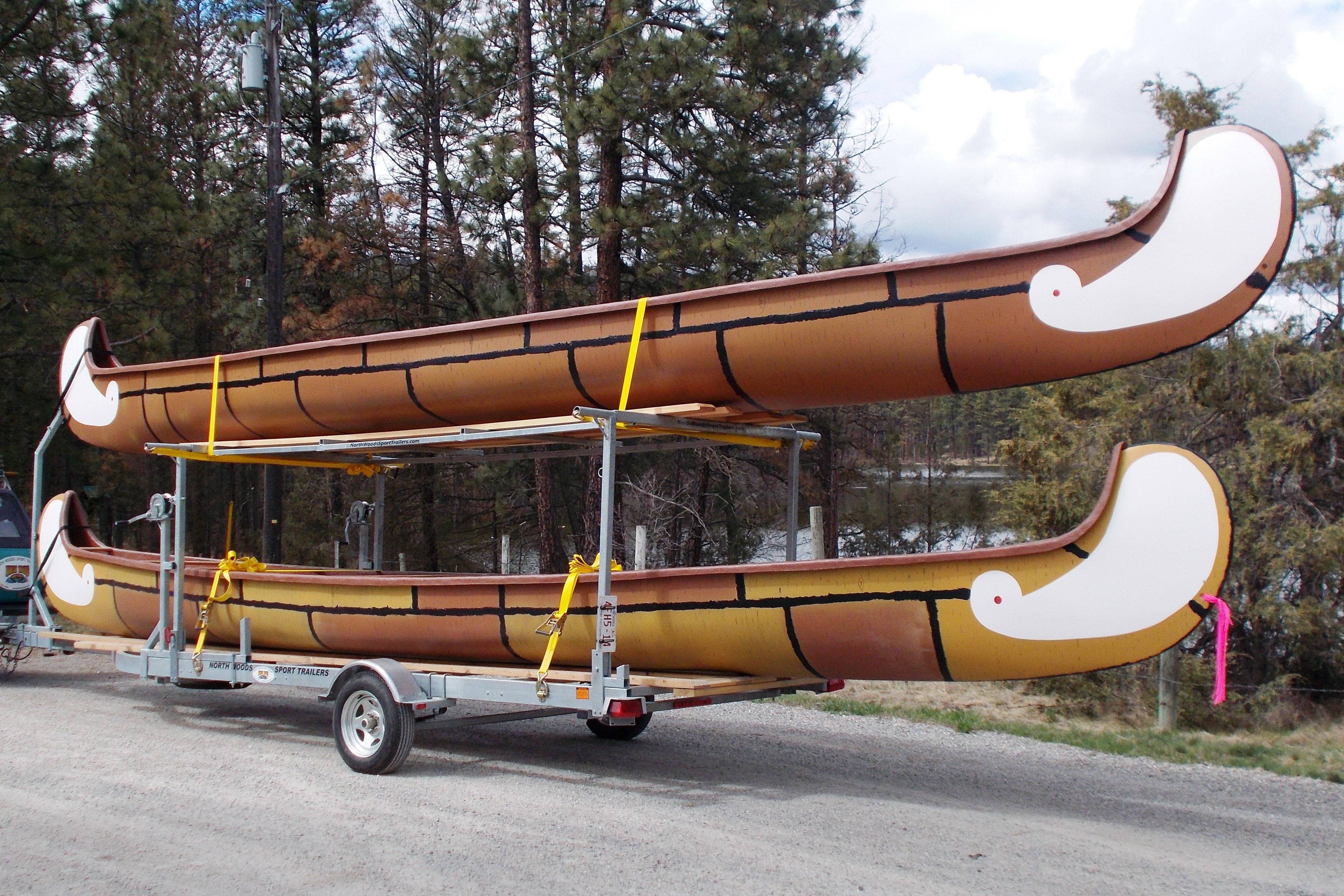 Transport, Storage & Launching: Specialty Canoe, Kayak, SUP, Outrigger, Big Canoe, York Boat Trailers by North Woods Sport Trailers - Image 4532 Transport, Storage & Launching: Specialty Canoe, Kayak, SUP, Outrigger, Big Canoe, York Boat Trailers by North Woods Sport Trailers - Image 4532