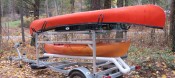 Transport, Storage & Launching: Hobie© Tandem Island + Storage + Kayaks +Bikes- Mast Tube by North Woods Sport Trailers - Image 4042