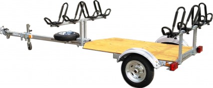 Transport, Storage & Launching: Single Canoe/Kayak/Sailboat/Rowing Hull/ Specialty Trailer/Storage/Bikes by North Woods Sport Trailers - Image 4656