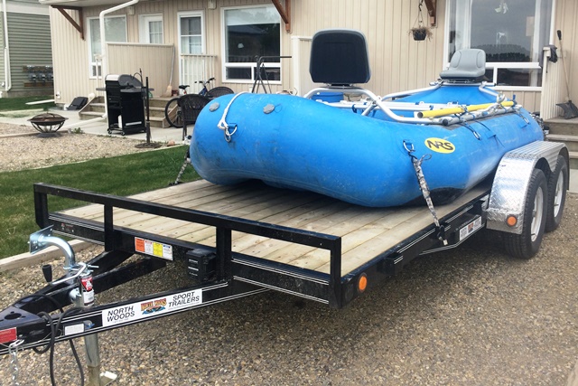 Transport, Storage & Launching: Raft / Inflatable Boat trailers by North Woods Sport Trailers - Image 4038