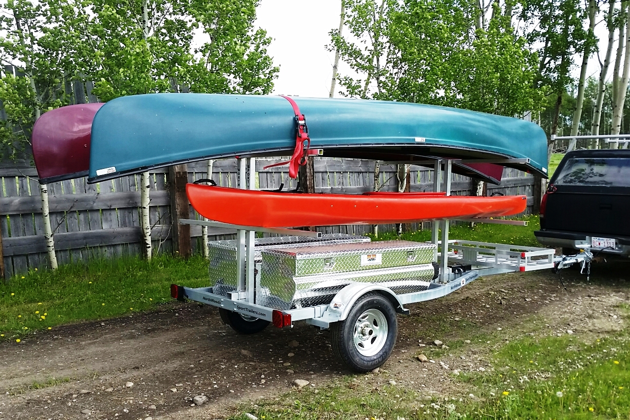 Transport, Storage & Launching: Kayak/Canoe/SUP Trailer, Bikes. Gear by North Woods Sport Trailers - Image 2745 Transport, Storage & Launching: Kayak/Canoe/SUP Trailer, Bikes. Gear by North Woods Sport Trailers - Image 2745