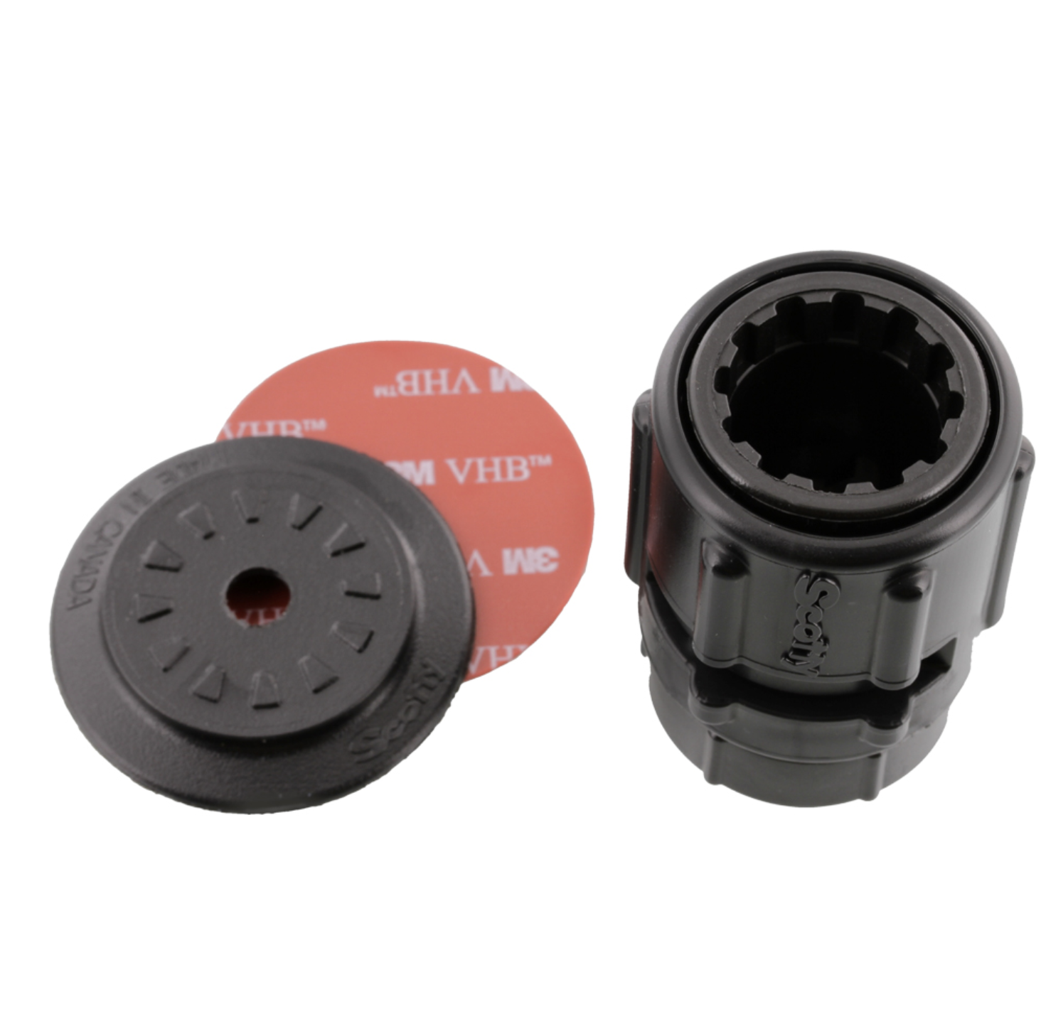 Mounts, Tracks & Accessories: 2" Stick-On Accessory Mount w/ Gear-Head by Scotty - Image 4123