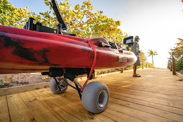 Transport, Storage & Launching: WideTrak ATB Large Kayak/Canoe Cart by Malone Auto Racks - Image 4732
