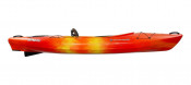 Wilderness Systems Aspire 105 kayak in Mango, side view Wilderness Systems Aspire 105 kayak in Mango, side view