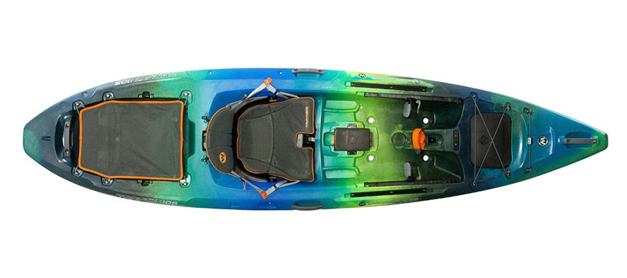 Wilderness Systems Tarpon 105 kayak in Galaxy, top view Wilderness Systems Tarpon 105 kayak in Galaxy, top view