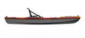 Pelican Catch Classic 120 fishing kayak in Lava, side view
