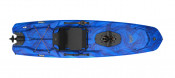 Pelican Getaway 110HDII sit on top kayak in Vapor Deep Blue-White, top view