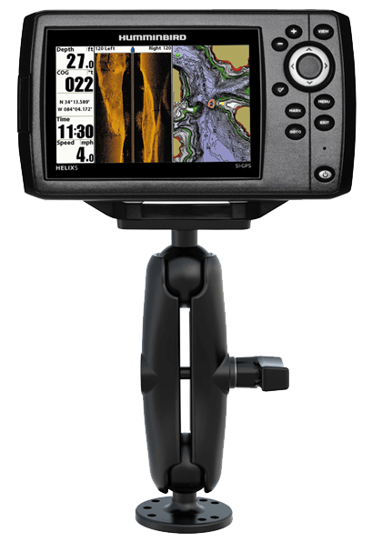 Mounts, Tracks & Accessories: RAM® Drill-Down Double Ball Mount for Humminbird Helix 5 by RAM Mounts  - Image 4116